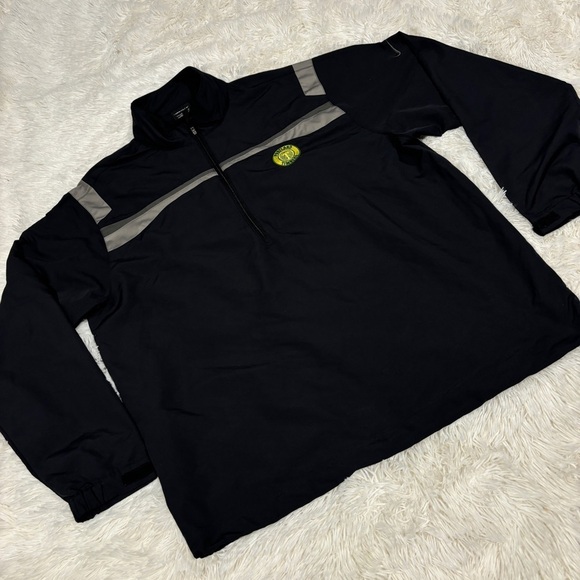 Nike Golf Lightweight long  Sleeve PORTLAND TIMBERS Pullover Windbreaker Large - Picture 1 of 13